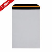 Plastová obálka samolepiaca 250 x 350 mm + 40 mm x 0,06 mm (50 ks)