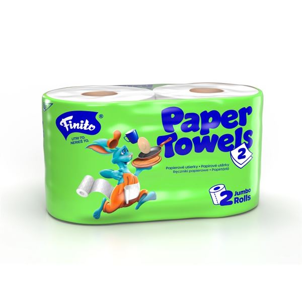 Kuchynské utierky na rolku Finito 2 ks, 2vrstvové