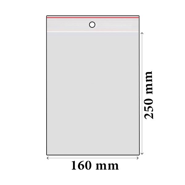 ZIP vrecká LDPE 160 x 250 mm (100 ks)