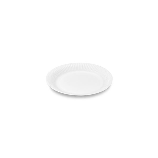 Papierový tanier plytký (PAP - FSC MIX) priemer 15 cm - biely (100 ks)