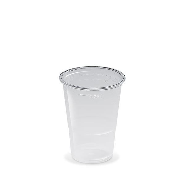 Téglik priehľadný 0,25 l PP,  (50 ks)