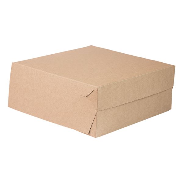 Tortová krabica KRAFT 18 x 18 x 9 cm (50 ks)