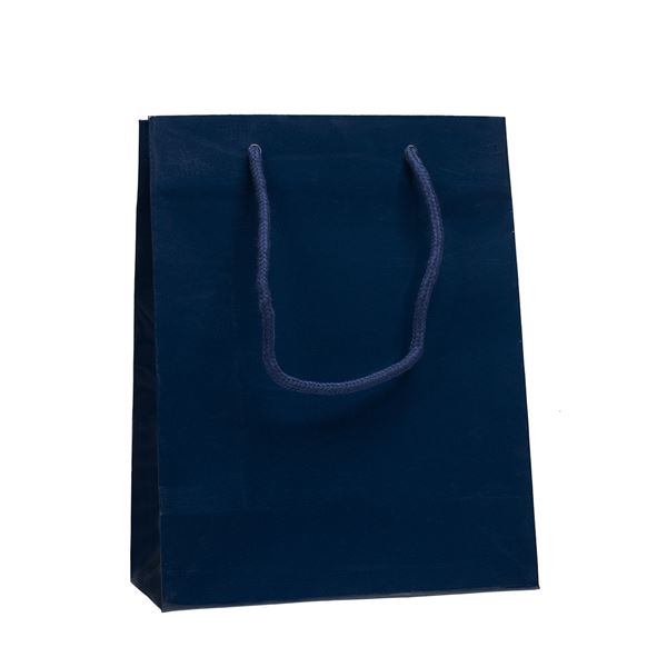 Darčeková taška papierová MODEL 2 modrá