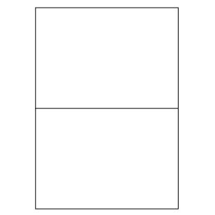 Samolepiace biele etikety 210 x 148,5mm, A4 (1000 ks)