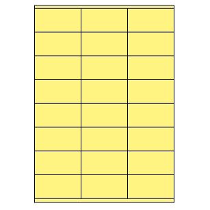 Samolepiace etikety 70 x 36 mm, A4 (100 ks) žlté