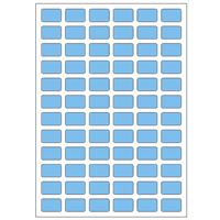 Samolepiace etikety 14 x 9 mm, A6 (10 ks) modré
