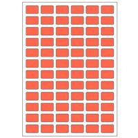 Samolepiace etikety 14 x 9 mm, A6 (10 ks) červené