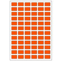 Samolepiace etikety 14 x 9 mm, A6 (10 ks) reflexné oranžové