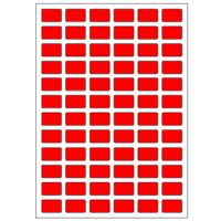 Samolepiace etikety 14 x 9 mm, A6 (10 ks) reflexné červené