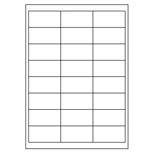 Samolepiace biele etikety 66 x 33,8mm, A4 (100 ks)