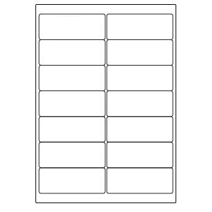 Samolepiace biele etikety 98 x 38,1mm, A4 (100 ks)