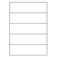 Samolepiace biele etikety 210 x 59,4mm, A4 (100 ks)