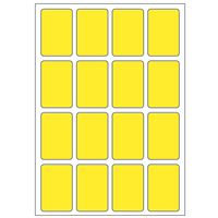 Samolepiací etikety 22 x 33 mm, A6 (10 ks) žlté