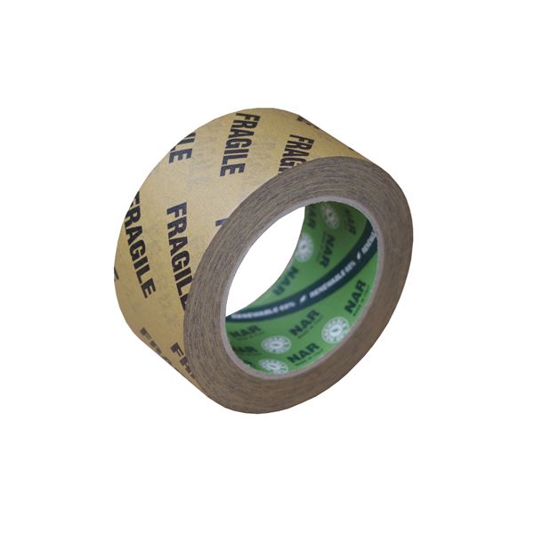 Ecomask Fragile papierová lepiaca páska šírky 50 mm, návin 50 m
