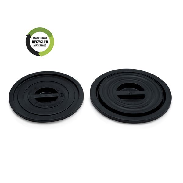 Veko k plastovej nádobe 35 l a 50 l - čierny regranulát