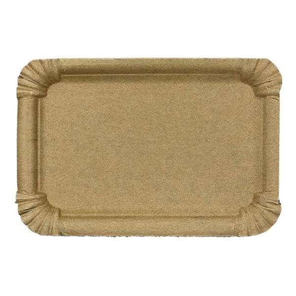 Papierová tácka KRAFT 10 x 16 cm (100 ks)