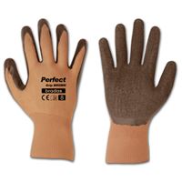Rukavice záhradné veľ. 10 - hnedé
