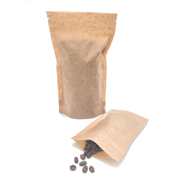 Vrecko DOYPACK bez okienka 250 ml - hnedý kraft