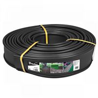 Zahradná obruba plastová 18 m x 12,5 cm - čierna